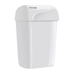 Hulladékgyűjtő műanyag 43 literes fehér Identity Waste Bin Lucart_892357 Papírkosár, szemetes Lucart
