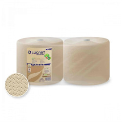 Ipari törlő 3 rétegű tekercses havanna barna 2 tekercs/karton EcoNatural 3800 Lucart_851217 Papírtörlők Lucart