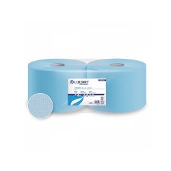Kéztörlő 2 rétegű tekercses 2 tekercs/karton Strong Blue 2.1000 Lucart_851326J kék Papírtörlők Lucart