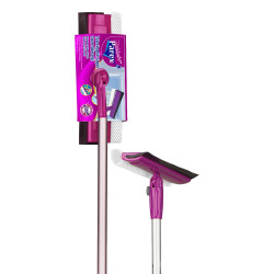 Ablaklehúzó gumis-szivacsos teleszkópos nyéllel 135 cm Parex Ablak- és padlótisztító eszközök Parex