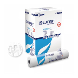Orvosi papírlepedő 2 réteg 100 % cellulóz 50 m 50 x 37 cm lap 6 tek/karton Strong Lucart_870086 Orvosi papírlepedő Lucart