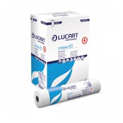 Orvosi papírlepedő 2 réteg 100 % cellulóz 80 m 59 x 37 cm lap 6 tek/karton Strong Lucart_870072J Orvosi papírlepedő Lucart