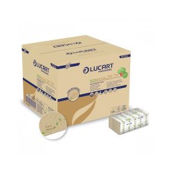 Szalvéta adagolóba 2 rétegű hajtogatott 150 lap/cs 40 cs/karton 216 TN EcoNatural Lucart _832324B Szalvéták Lucart