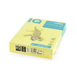 Másolópapír, színes, A4, 80g. IQ Color 500ív/csomag, neon sárga Másolópapír színes IQ