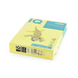 Másolópapír, színes, A4, 80g. IQ Color 500ív/csomag, neon sárga Másolópapír színes IQ