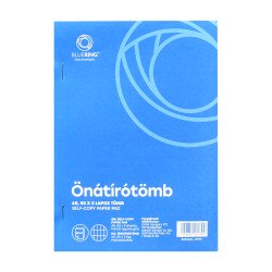Önátírótömb A5, 50x3lapos franciakockás Bluering® Önátírótömb Bluering