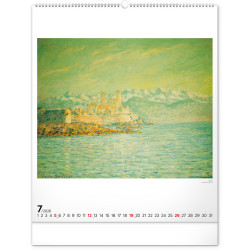 Falinaptár képes  480×560mm Claude Monet  Realsystem 2026. Falinaptár Realsystem