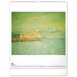 Falinaptár képes  480×560mm Claude Monet  Realsystem 2026. Falinaptár Realsystem