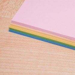 Másolópapír, színes, vegyes színek A4, 80 g Bluering® 5x20 ív/csomag, pasztell színes Másolópapír színes Bluering