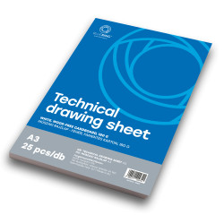 Műszaki rajzlap A3, 180g. 25ív/csomag, Bluering® Írólap, rajzlap Bluering