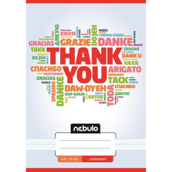 Füzet, A5, szótár, 31-32, Mix minták, 16 db/csomag Nebulo Iskolai füzet Nebulo