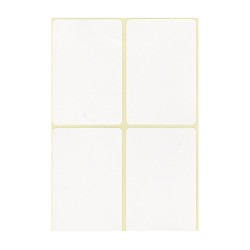 Etikett címke, 45x70mm, 15 lap, 4 címke/lap Etikett - címke Egyéb