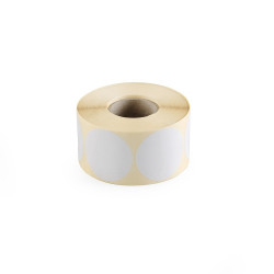 Etikett címke, 40mm, körcímke tekercses 1000 db/tekercs fehér Etikett - címke Egyéb