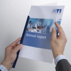 Iratsínborító 120 micron műanyag 50 db/csomag, Durable 2939/19 áttetsző Kötészeti kellék Durable