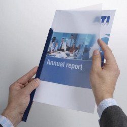 Iratsínborító 120 micron műanyag 50 db/csomag, Durable 2939/19 áttetsző Kötészeti kellék Durable