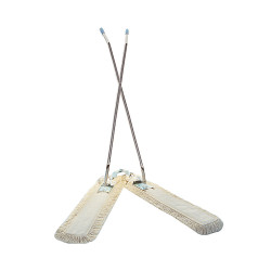 Mophuzat zsebes ollós mophoz pamut 100 cm fehér_RSR56 Moppok Fix-Net