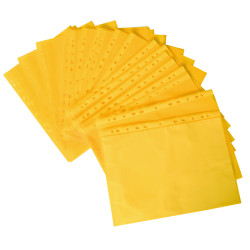 Genotherm lefűzhető A4, 50 micron, 25 db/csomag, sárga Lefűzhető genotherm Karton