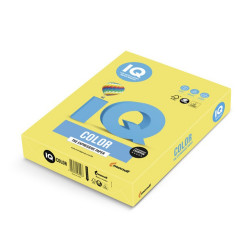 Másolópapír, színes, A4, 80g. IQ ZG34 500ív/csomag, trend citromsárga Másolópapír színes IQ