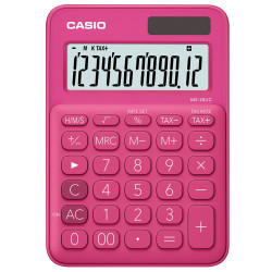 Számológép asztali 12 digit nagy kijelző Casio MS 20 UC magenta Számológép Casio