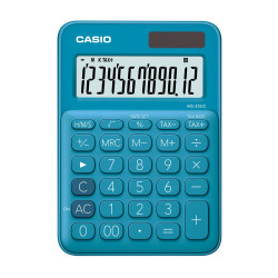 Számológép asztali 12 digit nagy kijelző Casio MS 20 UC kék Számológép Casio