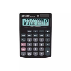 Számológép asztali 12 számjegyű kijelző Sencor SEC340/12 fekete Számológép Sencor