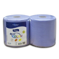 Kéztörlő 3 rétegű tekercses átmérő: 26 cm 100% cellulóz 2 tekercs/csomag BLU COLOR Paperdi_BIBS800 kék Papírtörlők Paperdi