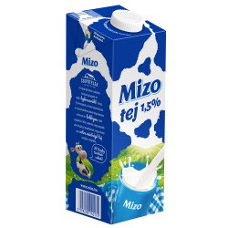 Tej 1l Mizo 1,5% Tej,tejszín, növényi italok Mizo