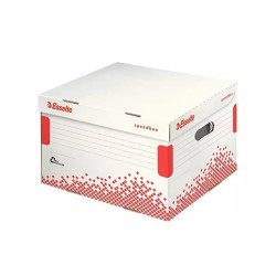 Archiváló konténer L méret újrahasznosított karton Esselte Speedbox fehér Archiválás Esselte