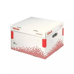 Archiváló konténer L méret újrahasznosított karton Esselte Speedbox fehér Archiválás Esselte