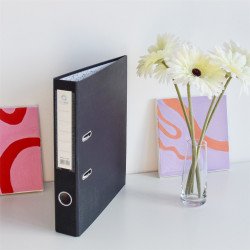 Iratrendező A4, 5cm,lapraszerelt, Bluering® Smart fekete Iratrendező Bluering