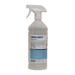 Fertőtlenítő hatású tisztítószer szórófejes 1 liter Inno-Sept oldat Fertőtlenítő tisztítószer és adalék Innoveng