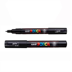 Dekormarker 0,7-1mm, Uni Posca PC-1M fekete Dekormarker Uni