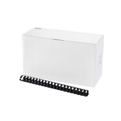 Spirál műanyag 38mm, 50 db/doboz, Bluering®, fekete Kötészeti kellék Bluering