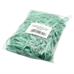 Gumigyűrű 150mmx8mm, széles 1kg/csomag, zöld Bluering® Gumigyűrű Bluering