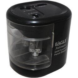 Hegyező asztali 2 lyukú elektromos elemes és USB adapterrel működtethető EG5161 Eagle fekete Hegyező Eagle