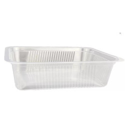 Síkperemes PP tálca 187 x 137 x 50 mm fekete Asztali kiegészítők, kellékek Egyéb