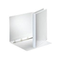 Gyűrűskönyv panorámás A4, 2,5cm, 4 gyűrű, PP Esselte fehér Gyűrűskönyv Esselte