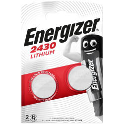 Elem gombelem CR2430 lítium 2 db/csomag, Energizer Elem, akkumulátor, töltő Energizer