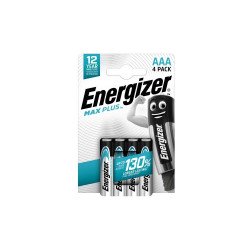 Elem AAA mikro LR03 Max Plus 4 db/csomag, Energizer Elem, akkumulátor, töltő Energizer