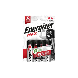 Elem AA ceruza LR06 Max 4 db/csomag, Energizer Elem, akkumulátor, töltő Energizer