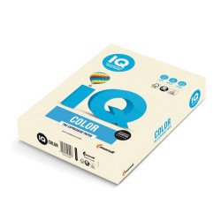 Másolópapír, színes, A4, 160g. IQ CR20 250ív/csomag, pasztel krém Másolópapír színes IQ