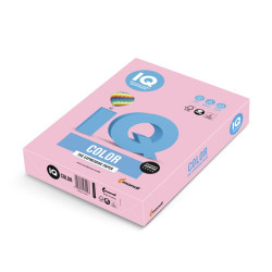 Másolópapír, színes, A4, 80g. IQ OPI74 500ív/csomag, pasztell flamingo rózsaszín Másolópapír színes IQ