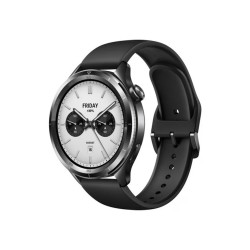 Okosóra XIAOMI Watch S4 (szilikon szíj, aktivitásmérő, pulzusmérő, telefonhívás, GPS, NFC, 5 ATM, vízálló) fekete Okosóra REDMI