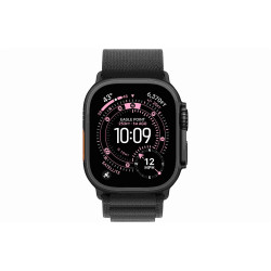 Okosóra Apple Watch Ultra 3 Cellular 49mm Black Titanium Case with Black Alpine Loop - Large Okosóra Apple