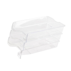 Irattálca műanyag 355, 355x255x60mm, Bluering®, víztiszta Irattálca Bluering