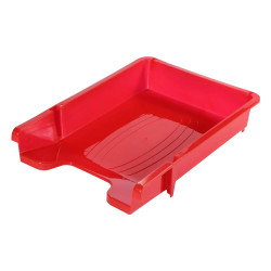 Irattálca műanyag 460, 355x255x55mm, Bluering®, piros Irattálca Bluering