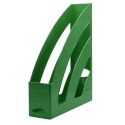 Iratpapucs 8cm, műanyag, 80x327x253mm, Bluering®, zöld Iratpapucs Bluering