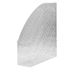 Iratpapucs 8cm, műanyag, 80x300x250mm, Bluering®, víztiszta Iratpapucs Bluering