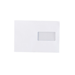 Boríték LC/5 enyvezett bélésnyomott jobb ablakos külső füles 45x90mm 162x229mm J20A60 Bluering® fehér Boríték Bluering