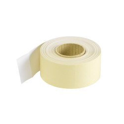 Árazószalag 26x16mm, stancolt szögletes 10 tekercs/csomag, fehér Árazószalag Egyéb